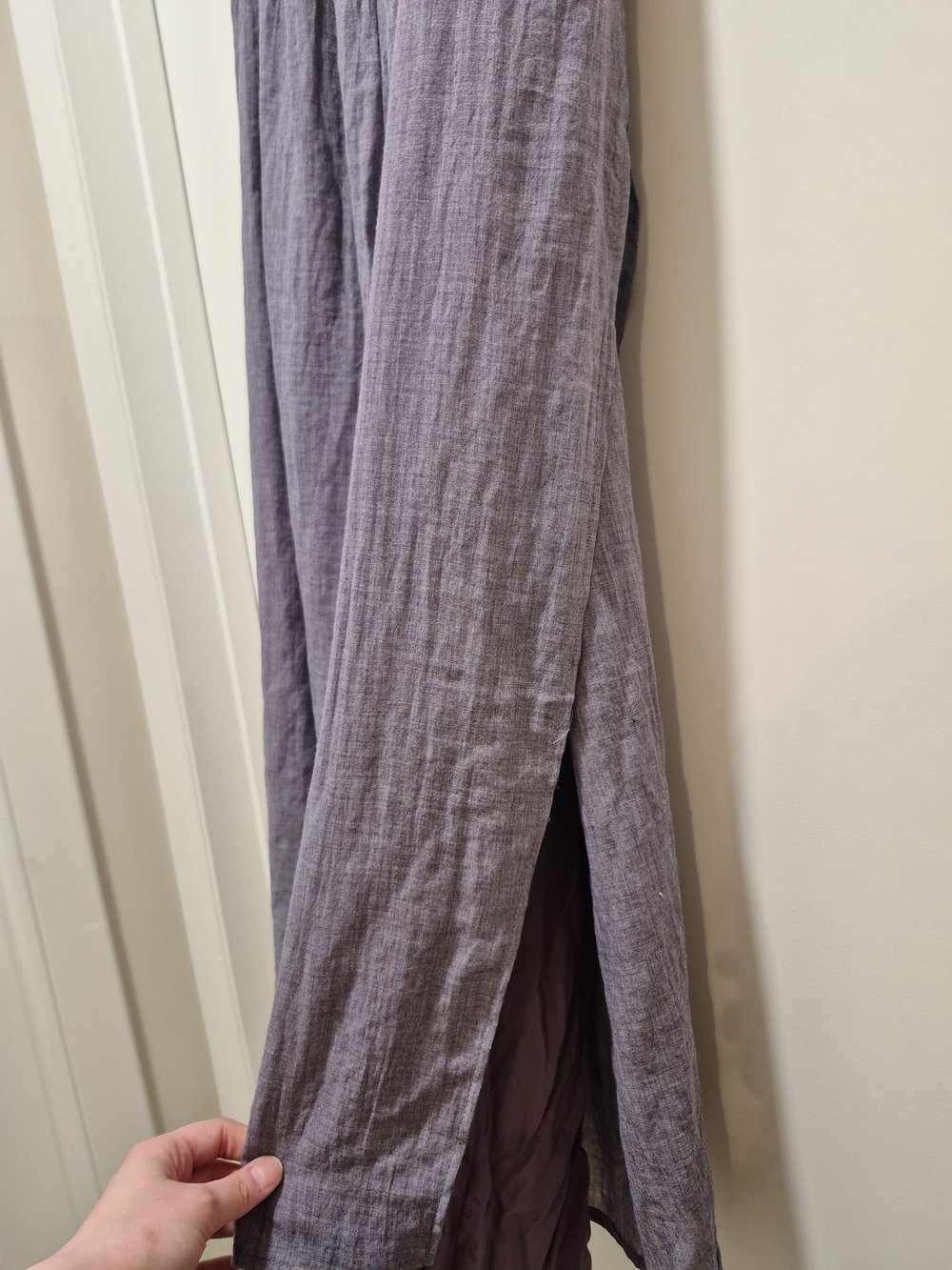 Women's Wide Leg Layer Capris Palazzo Elastic Waist Trousers - Picture 5 of 9